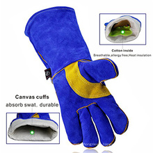 Amazon Hot Selling Supplier Industrial 14 inch Safety Working Welding Hand Gloves